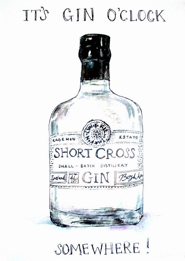 Drinks Gin - Shortcross Unframed