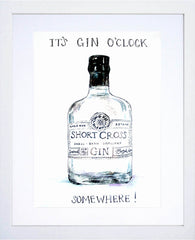 Drinks Gin - Shortcross White Frame