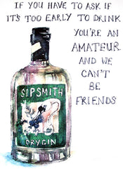 Drinks Gin - Sipsmith Unframed