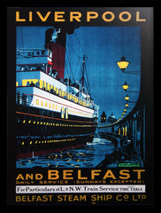 Ireland Co Antrim - Belfast Liverpool Steam Ship Co (FB) 50x70