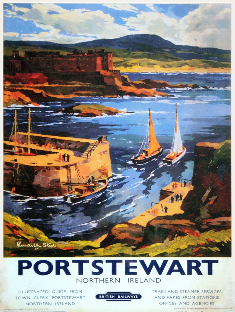 Ireland Co Derry - Portstewart Harbour (UF) 30x40