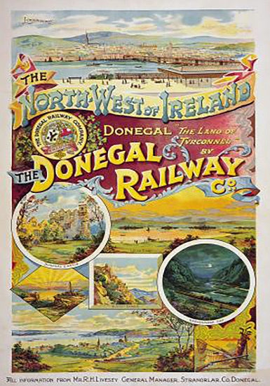 Ireland Co Donegal - Donegal Railways (UF) 30x40