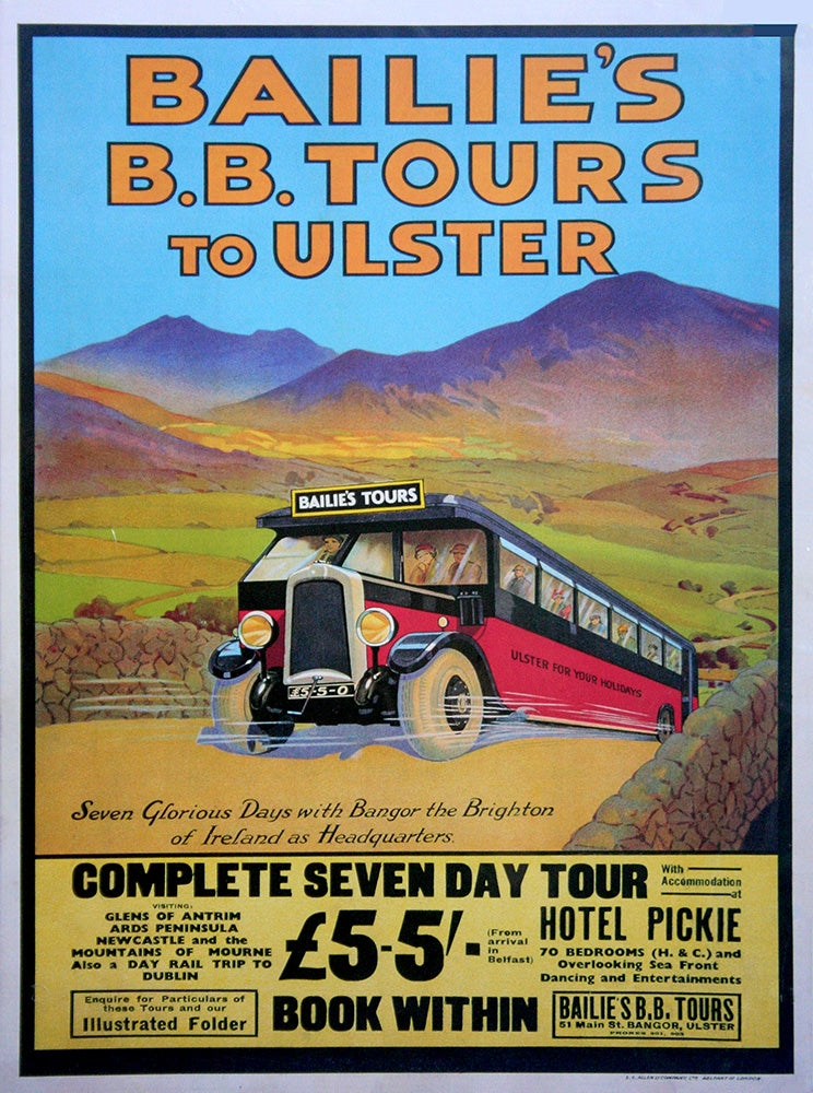 Ireland Other - Bailies Bus Tours (UF) 30x40