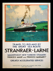 Ireland Co Antrim - Larne Stranraer Ferry (FB) 50x70