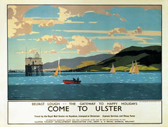 Ireland Co Antrim - Belfast Lough (UF) 50x70