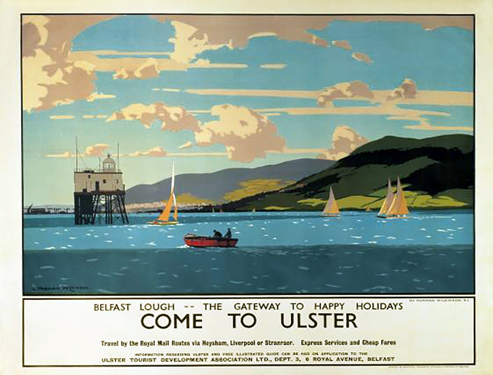 Ireland Co Antrim - Belfast Lough (UF) 30x40