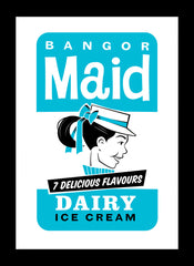 Bangor Maid Blue & White