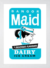 Bangor Maid Blue & White