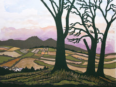 Linocut Print - From Castlewellan, 2009