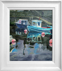 Original - Harbour Reflections, Carnlough