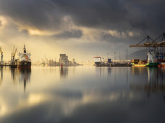 Belfast - Magic Light At Belfast Harbour