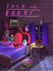 Art Poster - Tuck Into Books