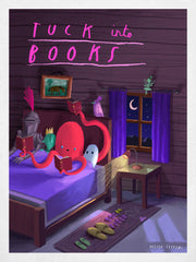 Art Poster - Tuck Into Books