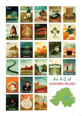 A-Z of Northern Ireland Unframed