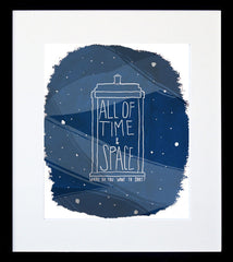 All Of Time And Space Dr. Who Framed