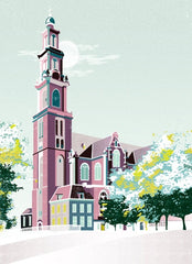 Amsterdam, Westerkerk Unframed 37x47