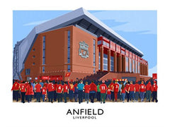 Sport - Football - Anfield-40 x 30-Unframed