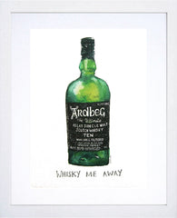 Drinks Whiskey - Ardbeg Whisky Me Away White Frame