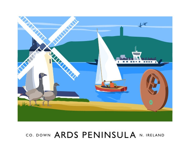 Co Down - Ards Peninsula Unframed 40x30