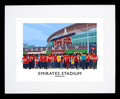 Sport - Football Emirates Stadium-40 x 30-Black Box Frame (With Mount)