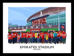 Sport - Football Emirates Stadium-40 x 30-Black Box Frame (No Mount)