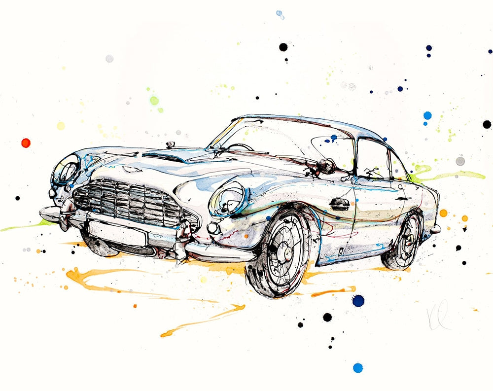 Print Ltd Edition Cars - DB5 Aston Martin