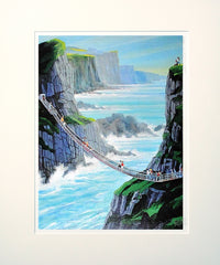 At Carrick-A-Rede Co Antrim II Unframed