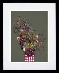 Autumn Blooms-19 x 27.5-Black Box Frame (With Mount)