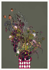 Autumn Blooms-33 x 55.5-Unframed