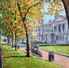 Autumn, City Hall Belfast 26.5 x 26.5 Unframed