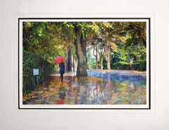 Belfast - Rain Series - Autumn Shower Cyprus Avenue Unframed 60x47.5