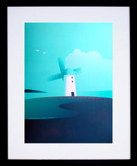 Ballycopeland Windmills Black Frame (With Mount)