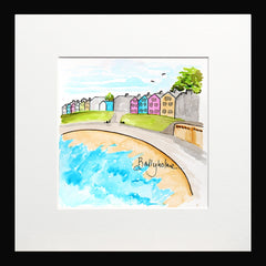 Ballyholme Small Flat Black Frame