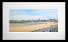 Co Down - Ballywalter Flat Black Frame