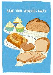 Lockdown - Bake Your Worries Away Unframed