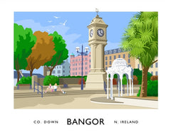 Co Down - Bangor McKee Clock Unframed 40x30