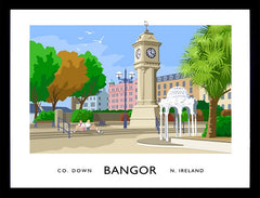 Co Down - Bangor McKee Clock Frame Black 40x30 No Mount