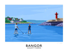 Co Down - Bangor Marina-40 x 30-Unframed