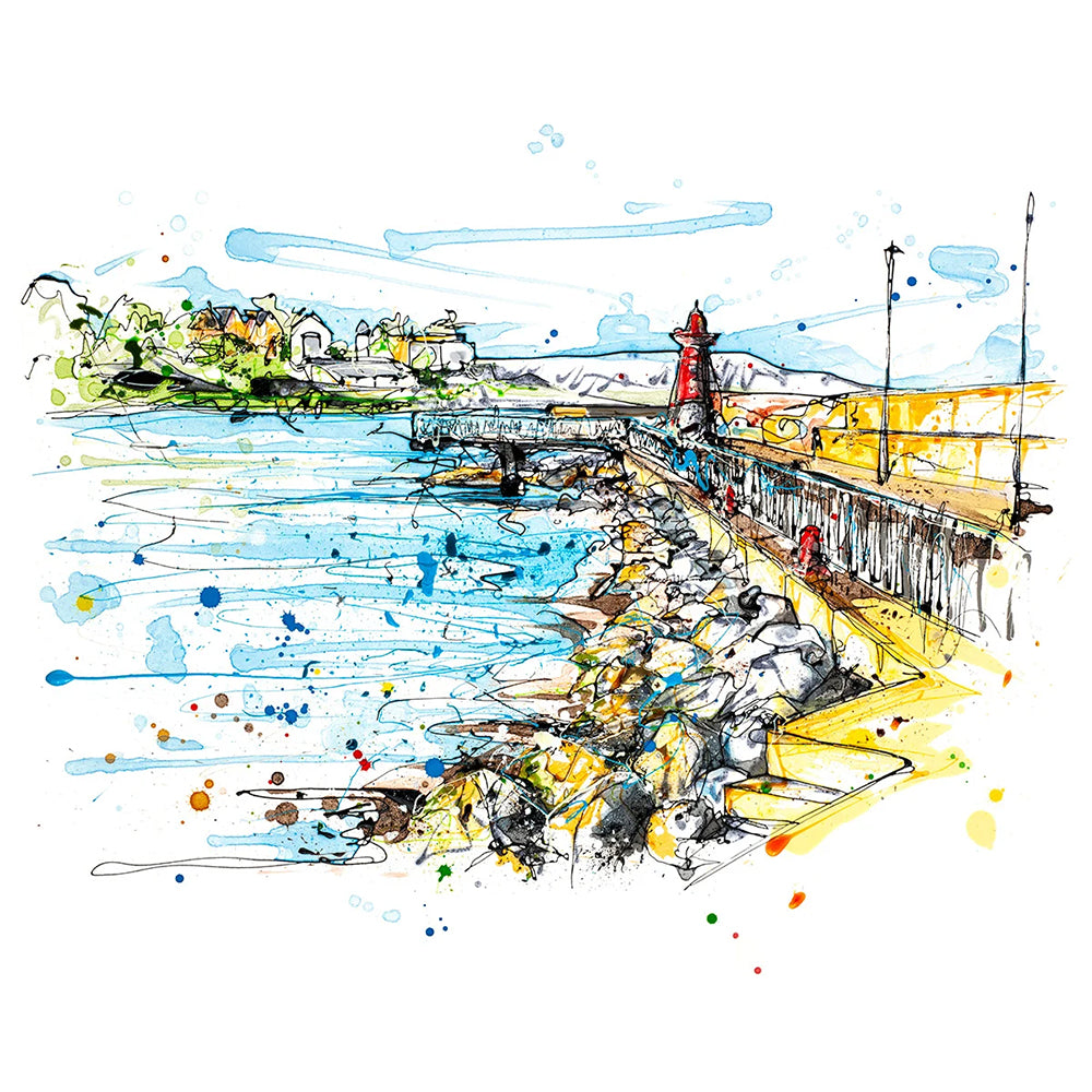 Print Open Edition Landscape - Bangor Pier