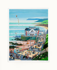 Print - Bank Holiday In Portrush 30x37.5 Unframed