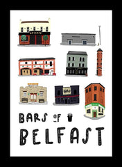 Norn Iron - Bars of Belfast - Black Frame