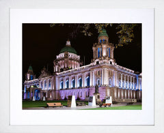 Belfast - City Hall Frame White 