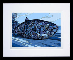 Belfast Fish Sculpture (F) 36x26