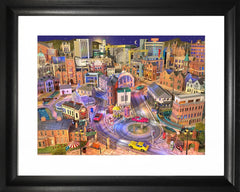 Dream Series Belfast - Southside-56 x 40.5-Chunky Black Frame