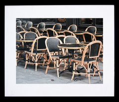 Paris In Black - Chairs Framed