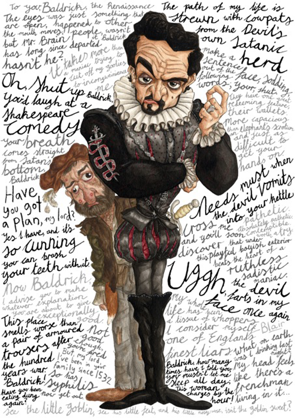 Blackadder II - Tudor Lord Unframed