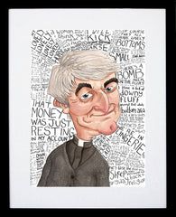 Father Ted Black Frame