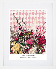 Blooming Brilliant White Frame