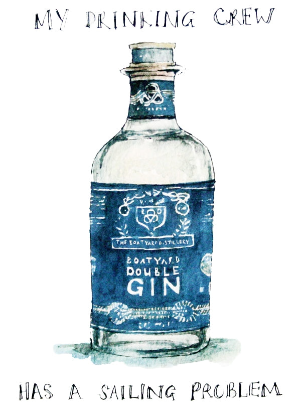 Drinks Gin - Boatyard Unframed