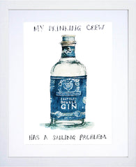 Drinks Gin - Boatyard White Frame